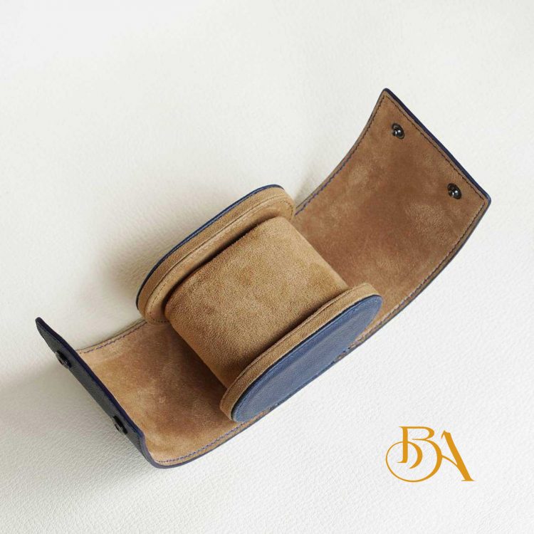 Hộp da đựng đồng hồ cao cấp, Bao da đồng hồ da bê Epsom nhập khẩu LC100