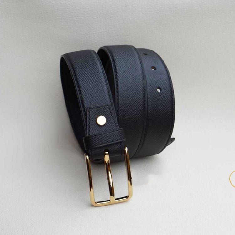 Dây lưng da Epsom Handmade cao cấp, thắt lưng da bê nhập khẩu ELB102