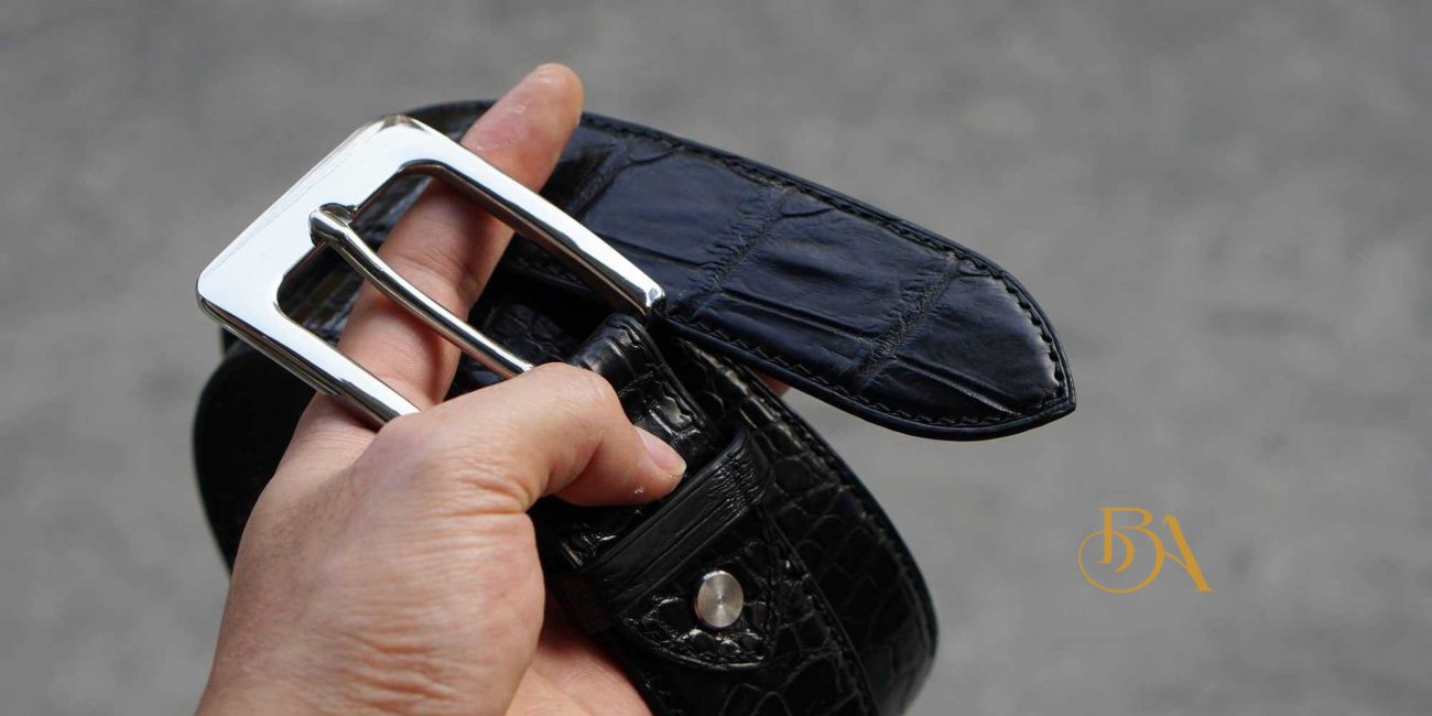 Dây nịt nam đẹp da cá sấu – đẳng cấp sang trọng