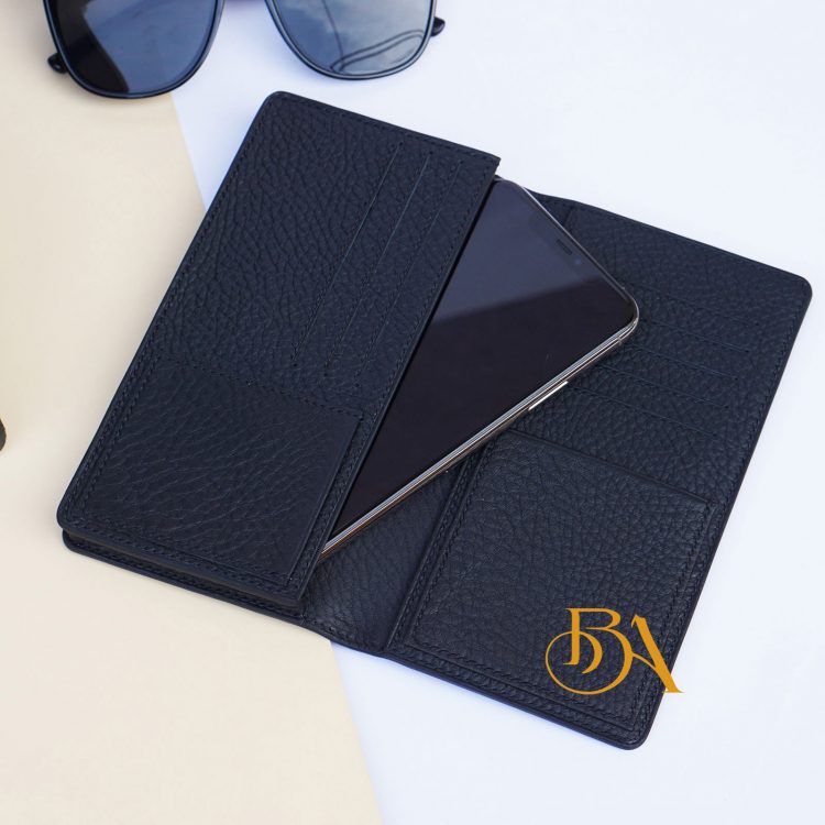 Ví dài cầm tay da bò Togo