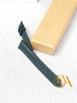 Moss Green Epsom leather watch band – Quick release watch strap handcrafted (6)