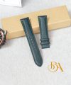 Dây da đồng hồ Epsom nhập khẩu, Dây đồng hồ da bò Handmade xanh rêu CO138