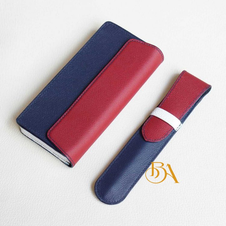 Bao bút da Epsom nhập khẩu