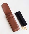 Bao đựng bút ký da dê Alran Chevre Sully nhập khẩu màu nâu PCG101