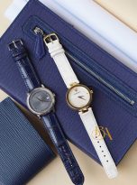 day dong ho da ca sau xanh navy Handmade