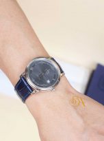 day dong ho da ca sau xanh navy Handmade (9)