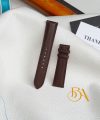 Dây đồng hồ da dê Handmade nâu đậm, dây da Alran Sully nhập khẩu GO109