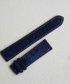 Dây đồng hồ da lộn Suede nhập khẩu màu xanh navy CO112