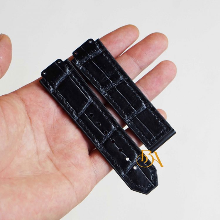Dây da cá sấu cho đồng hồ Hublot