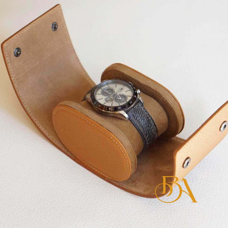 Hộp da đựng đồng hồ cao cấp, Bao da đồng hồ da Epsom nhập khẩu LC103