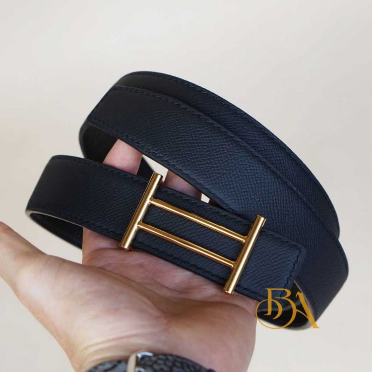 Thắt lưng da Epsom nhập khẩu