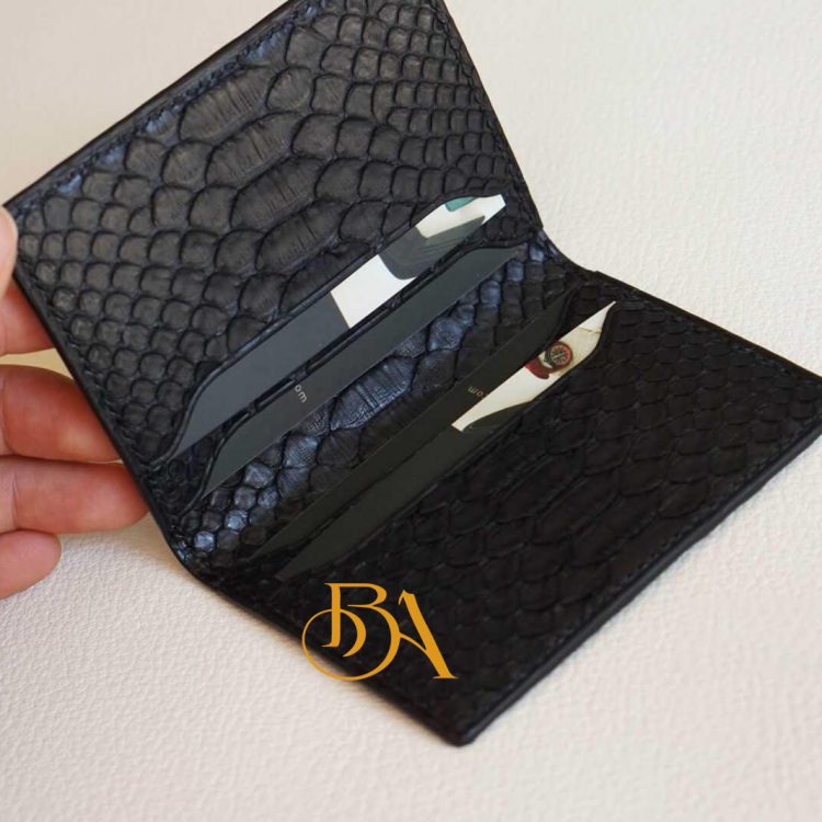 Ví đựng thẻ da trăn nhập khẩu