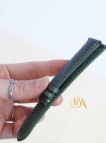 day dong ho da bo Handmade – day dong ho vintage xanh reu (1)