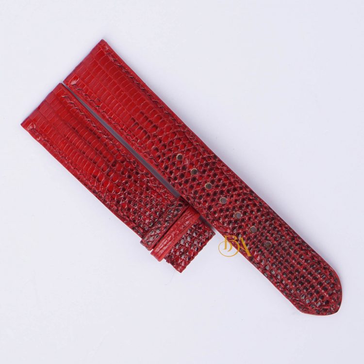Dây đồng hồ da kỳ đà đỏ nhập khẩu