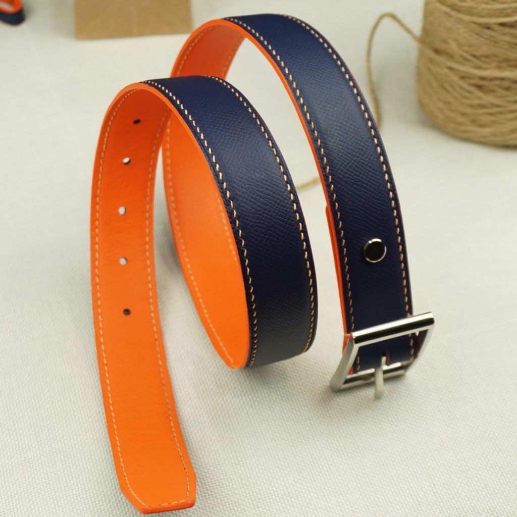 Thắt lưng da Epsom handmade