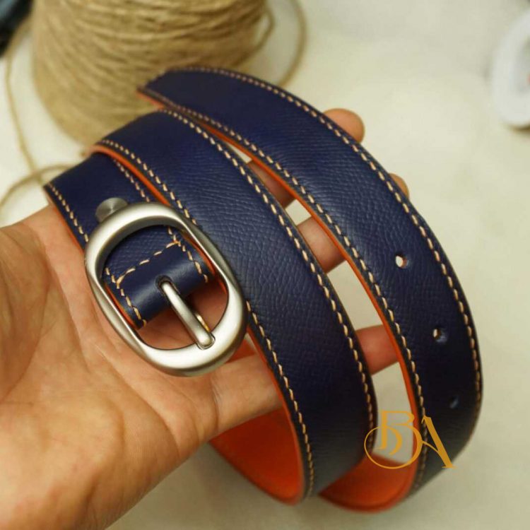 Thắt lưng da bê Epsom cao cấp