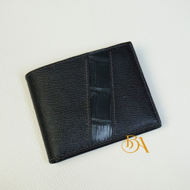 Ví da Epsom kết hợp da cá sấu