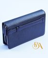 Clutch Da Bò Thời Trang Màu Xanh Navy. Clutch Cầm Tay Da Epsom M079