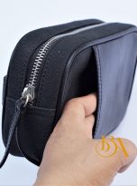 Clutch da bo Nappa mau den phoi vai Canvas (11)