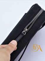 Clutch da bo Nappa mau den phoi vai Canvas (13)