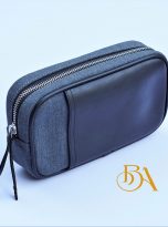 Clutch da bo Nappa mau den phoi vai Canvas (3)