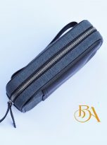 Clutch da bo Nappa mau den phoi vai Canvas (4)