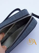 Clutch da bo Nappa mau den phoi vai Canvas (7)