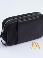 Clutch da bo Nappa mau den phoi vai Canvas (9)