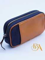 Clutch da bo Nappa mau nau phoi vai Canvas (13)