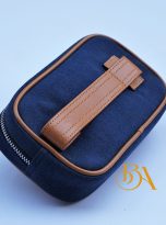 Clutch da bo Nappa mau nau phoi vai Canvas (14)