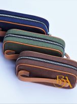 Clutch da bo Nappa mau nau phoi vai Canvas (2)