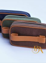 Clutch da bo Nappa mau nau phoi vai Canvas (3)