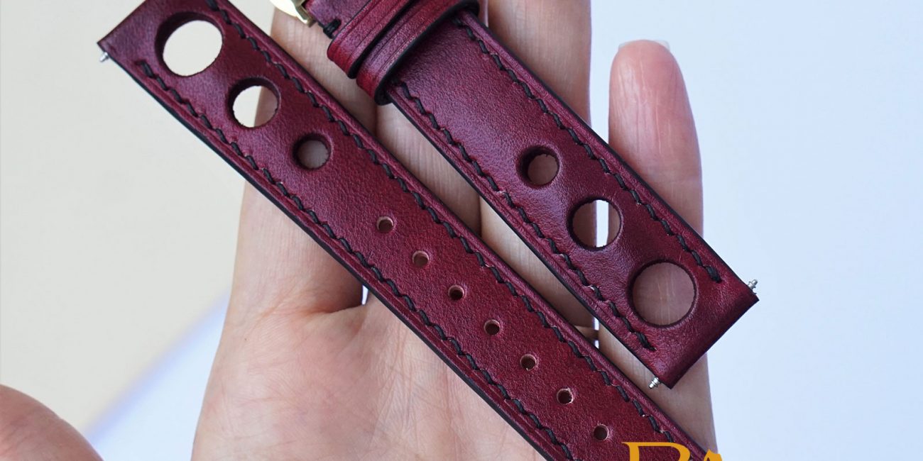 Tầm quan trọng của việc sơn viền cho dây da đồng hồ Handmade