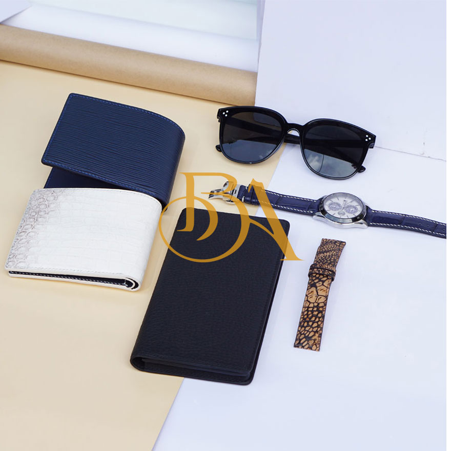 Bóp da nam cao cấp, bóp da cá sấu nam, bóp da bò. Ví cầm tay nam cao cấp chất liệu da bò Togo nhập khẩu