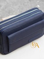 clutch cam tay da be Togo xanh navy (2)