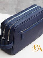 clutch cam tay da be Togo xanh navy (4)