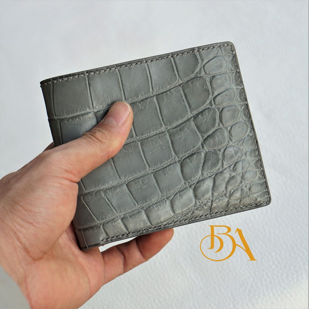 Ví da cá sấu handmade