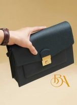 clutch cam tay da be Epsom Haas xanh reu (2)