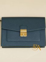 clutch cam tay da be Epsom Haas xanh reu (4)