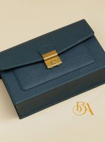 clutch cam tay da be Epsom Haas xanh reu (6)