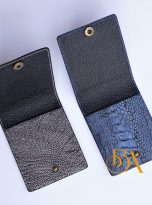 nubuck ostrich credit card sleeve (1)