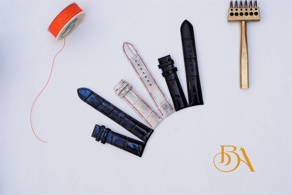Mẫu dây da đồng hồ cá sấu mới tại B.A Handmade
