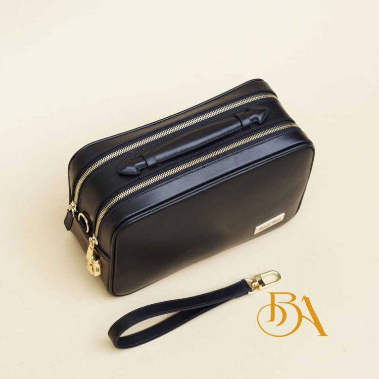 Clutch cầm tay da bê Nappa nhập khẩu, Clutch chơi golf cao cấp CTB010