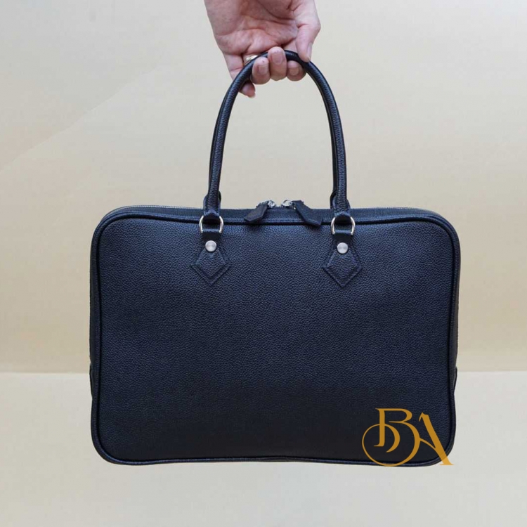 Túi đựng laptop da bò Milled nhập khẩu, cặp xách công sở Handmade CTB012