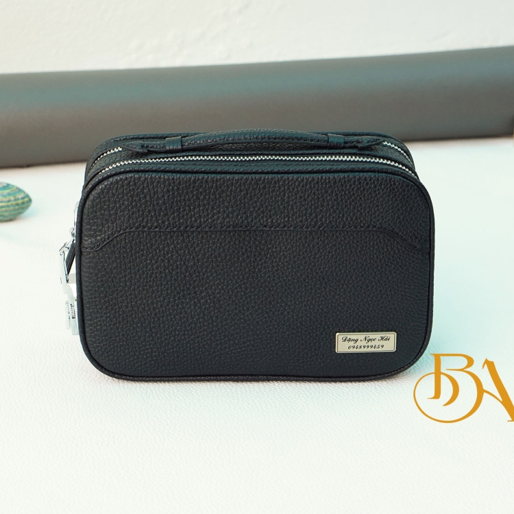 Clutch cầm tay da Togo nhập khẩu, Clutch chơi golf da bê cao cấp CTB015