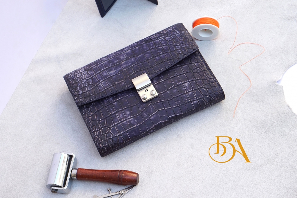 Clutch da cá sấu cao cấp