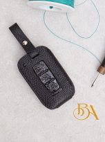 bao da chia khoa KIA da bo Handmade mau den (2)