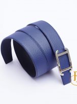 that lung da be 2 mat cao cap – day lung da bo Handmade mau xanh navy (7)