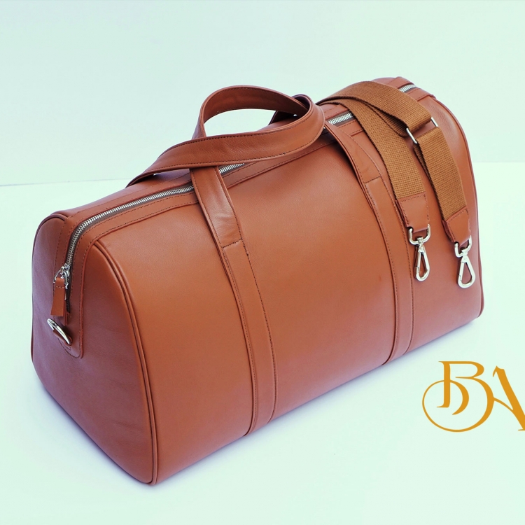 Túi trống du lịch da bò Nappa cao cấp CTB019