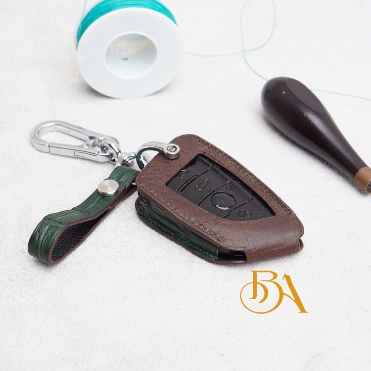 Bao da bò Tuscany cho chìa khóa BMW X5 X6 F Series, 3, 4 Nút CLC13